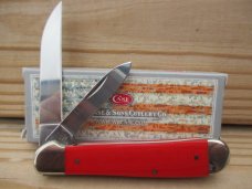 Case Red Micarta Wharncliffe Copperhead  