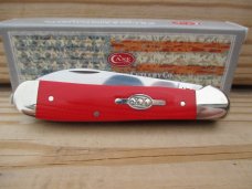 Case Red Micarta Wharncliffe Copperhead  