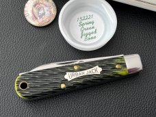 Great Eastern Cutlery GEC 15 Spring Green Jigged Bone Urban Jack 152121 NIT