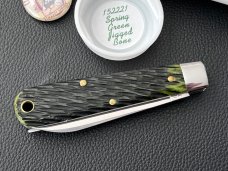 Great Eastern Cutlery GEC 15 Spring Green Jigged Bone Urban Jack 152121 NIT
