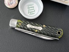 Great Eastern Cutlery GEC 15 Spring Green Jigged Bone Urban Jack 152121 NIT