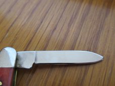Case XX 1996 Pocket Worn Red Bone Small Half Stockman Pattern # 6227 SS