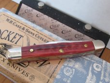 Case XX 1996 Pocket Worn Red Bone Small Half Stockman Pattern # 6227 SS