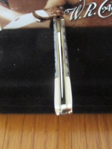 Case XX 2011 Deadwood Knives SFO Basketweave White Corelon Tiny Texas Toothpick Pattern # 910096SS