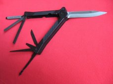 Vintage Polish Demolition Military Multi-Tool Switchblade Knife