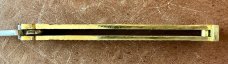 Vintage Balisong Butterfly Knife From Pakistan, Nice Brass Handles, Original Box, Unused #2
