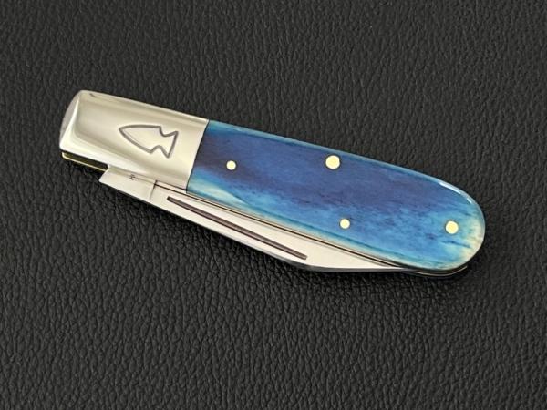 Northwooods Knives Blue Camel Bone Barlow - SFO Northwooods Knives Blue Camel Bone Barlow - SFO