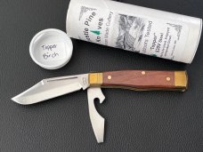 Trestle Pine Knives Burch Wood Topper NIT
