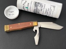 Trestle Pine Knives Burch Wood Topper NIT