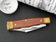 Trestle Pine Knives Burch Wood Topper NIT