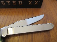 Case XX 2015 Custon Worked Finney Knives Time Keeper Trapper # 6254 SS