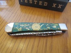 Case XX 2015 Custon Worked Finney Knives Time Keeper Trapper # 6254 SS