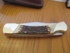 Schrade Uncle Henry Staglon Handle Folding Hunter Model LB-7