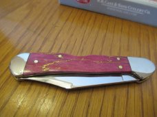 Case XX 2019 Shepard Hills SFO Red Strom Bone Mini Copperlock Pattern # 61749L SS