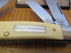 Sear Craftsman White Delrin Stockman Pattern # 95044