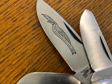 Parker & Son M-1431 Six-Blade Canoe Folding Knife w/Picbone Scales Japan  