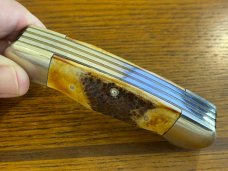 Parker & Son M-1431 Six-Blade Canoe Folding Knife w/Picbone Scales Japan  