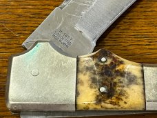 Parker & Son M-1467 Texas Sesquicentennial Lockback Folding Knife Japan 