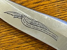 Parker & Son M-1467 Texas Sesquicentennial Lockback Folding Knife Japan 