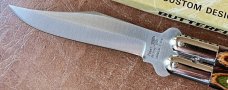 Vintage Frost Balisong aka Butterfly Knife, Frostwood Handle, Japan, Unused 