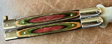 Vintage Frost Balisong aka Butterfly Knife, Frostwood Handle, Japan, Unused 