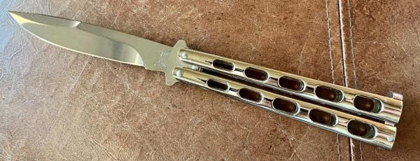 Vintage Benchmade 239 Balisong aka Butterfly Knife, Zamak Handle, Unused Vintage Benchmade 239 Balisong aka Butterfly Knife, Zamak Handle, Unused