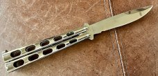 Vintage Benchmade 239 Balisong aka Butterfly Knife, Zamak Handle, Unused 