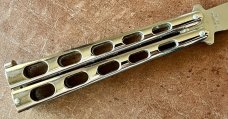 Vintage Benchmade 239 Balisong aka Butterfly Knife, Zamak Handle, Unused 
