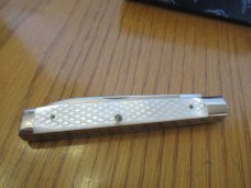 Queen Cut Co Checkered Sheffield Pearl Doctors Knives Pattern # 96