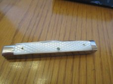 Queen Cut Co Checkered Sheffield Pearl Doctors Knives Pattern # 96