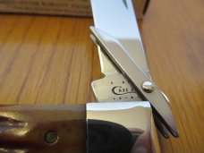 Case XX 2011 Vintage Red Winterbottom Stag Cheetah Pattern # V5111 1/2L SS