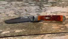 Case Trapper Lock 6154L CV Jigged Chestnut Bone 