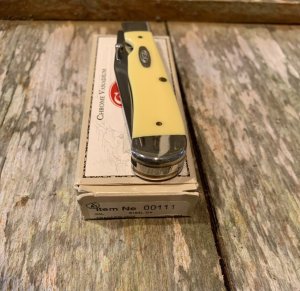 Case Trapper Lock 3154L CV Yellow Synthetic