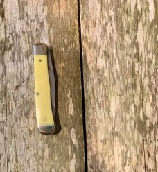 Case Trapper Lock 3154L CV Yellow Synthetic 