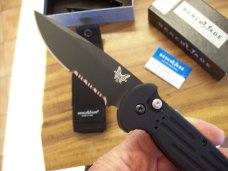 Benchmade Automatic AFO ll #9051SBK Military 154 CM UNUSED NIB Sheath, Booklet