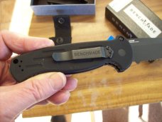 Benchmade Automatic AFO ll #9051SBK Military 154 CM UNUSED NIB Sheath, Booklet