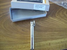 Hubertus Knife Solingen, Germany Size 10 Medium Clip-Point White Bone NIB