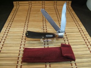 SCHRADE OLD TIMER 96OT BEARHEAD TRAPPER VINTAGE NOS USA MADE HIGH CARBON STEEL MINT POCKET KNIFE