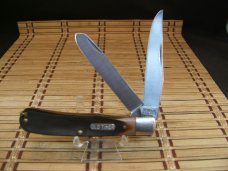 SCHRADE OLD TIMER 96OT BEARHEAD TRAPPER VINTAGE NOS USA MADE HIGH CARBON STEEL MINT POCKET KNIFE 
