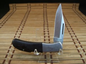 KERSHAW WHISKY GAP NO. 4100 JAPAN MADE VINTAGE LOCK BACK POCKET KNIFE IN LIGHTLY USED CONDITION