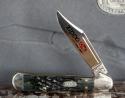 Case Mini Copperlock Black Jigged Bone 1998 Swap Meet Knife with Tin Box
