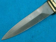 VINTAGE VALOR MIAMI USA JAPAN 436 STAG ANTLER FIXED BLADE DIRK DAGGER BOOT KNIFE KNIVES SHEATH OLD
