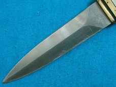 VINTAGE VALOR MIAMI USA JAPAN 436 STAG ANTLER FIXED BLADE DIRK DAGGER BOOT KNIFE KNIVES SHEATH OLD