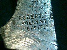 ROBERTS HOLLY ST SHEFFIELD ENGLISH BRITISH MILITARY EASY OPEN JACK FOLDING POCKET KNIFE KNIVES OLD