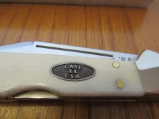 Case XX 2020 Natural Smooth White Bone Mini Copperlock Pattern # 61749L CV