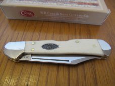 Case XX 2020 Natural Smooth White Bone Mini Copperlock Pattern # 61749L CV