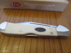 Case XX 2020 Natural Smooth White Bone Mini Copperlock Pattern # 61749L CV