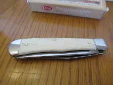 Case XX 2020 Natural Smooth White Bone Trapper Pattern # 6254CV