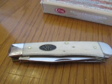 Case XX 2020 Natural Smooth White Bone Trapper Pattern # 6254CV