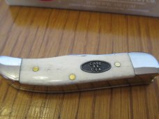Case XX 2020 Natural Smooth White Bone Tiny Pocket Hunter Pattern # 62165 CV